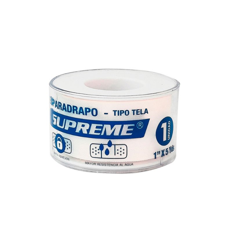ESPARADRAPO  TELA BLANCO 1" X5 YDS SUPREME
