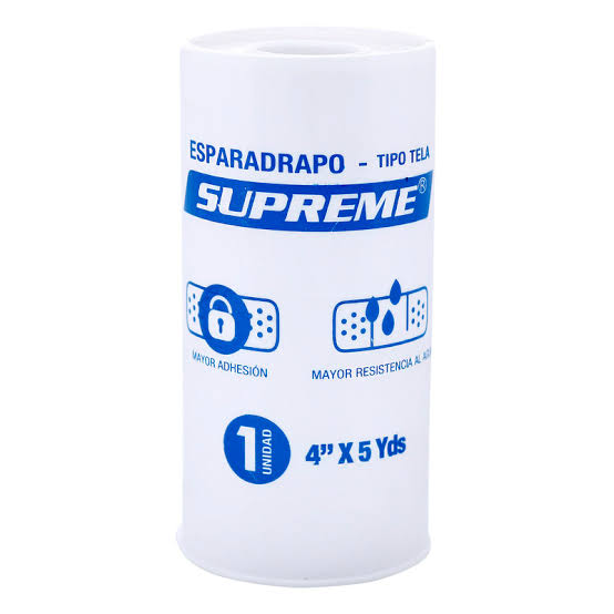 ESPARADRAPO TELA BLANCO 4" X5 YDS SUPREME