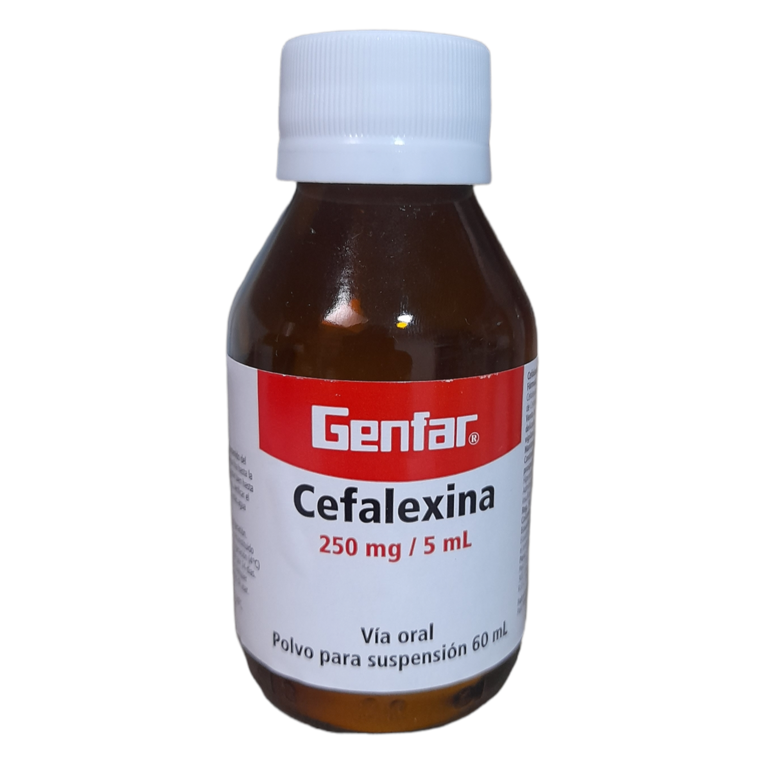 CEFALEXINA 250MG/5ML SUSPENSIÓN X 60ML
