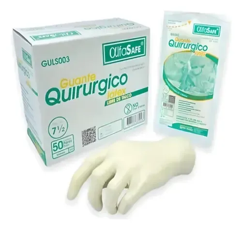 GUANTE ESTERIL 7 1/2 SIN TALCO