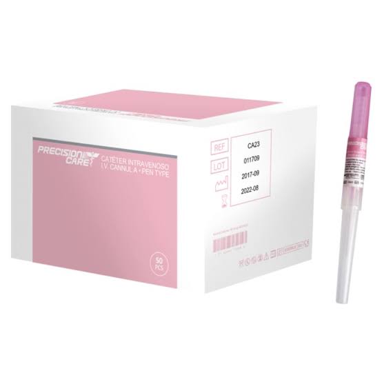 CATETER # 20 (ROSADO) PRECISION CARE.
