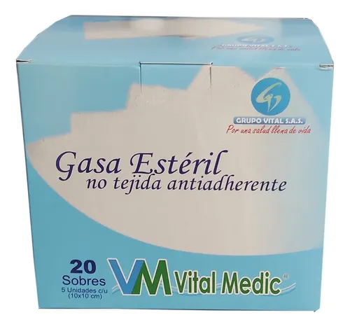 GASA ESTERIL 4*4X5 CAJA X 20