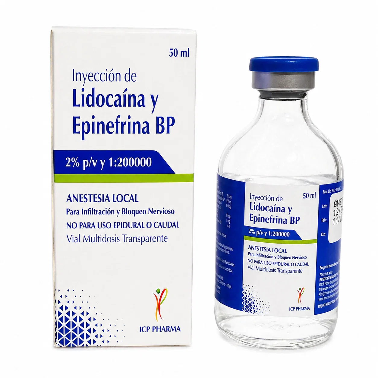 LIDOCAINA 2% - EPINEFRINA FCO 50ML