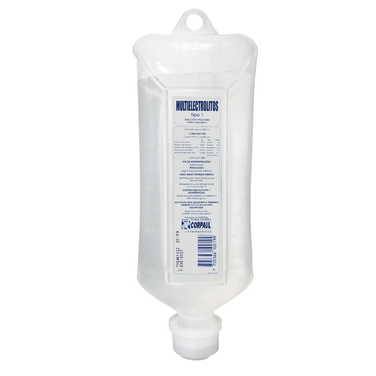 MULTIELECTROLITOS X500ML