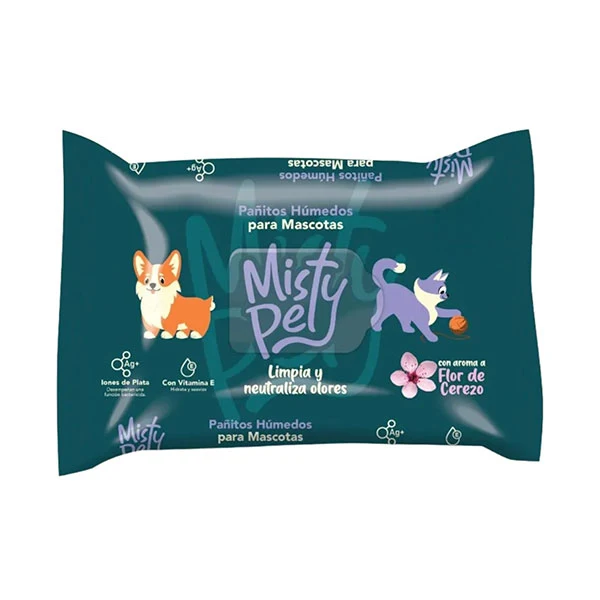 PAÑITOS HUMEDOS MISTY PET*10UND