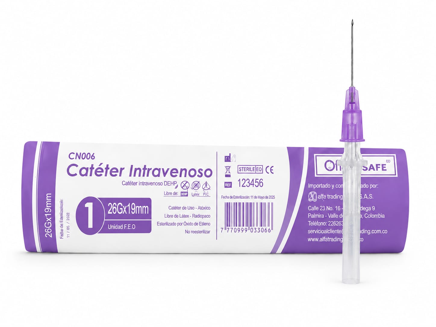 CATETER #26 (MORADO) ALFA