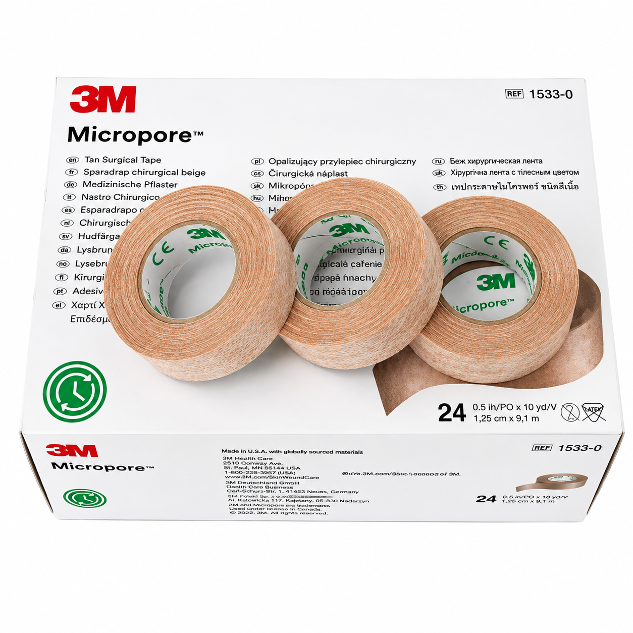 MICROPORE 1/2" 3M