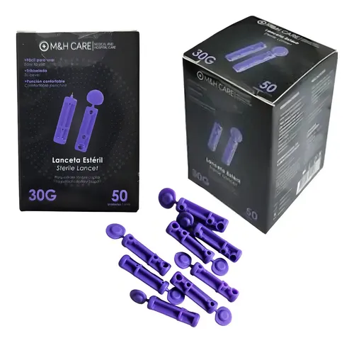 LANCETA ESTERIL 30G 50