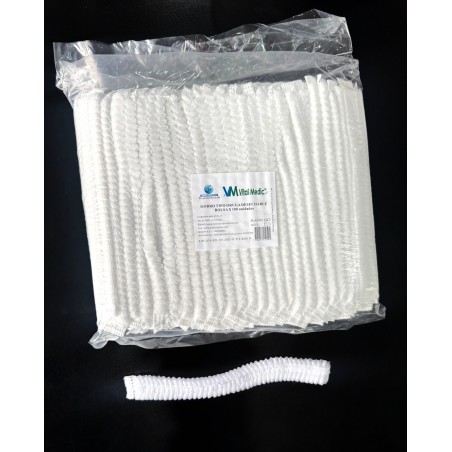 GORRO TIPO ORUGA BLANCO