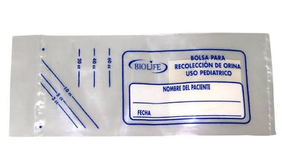 BOLSA ORINA PEDIÁTRICA