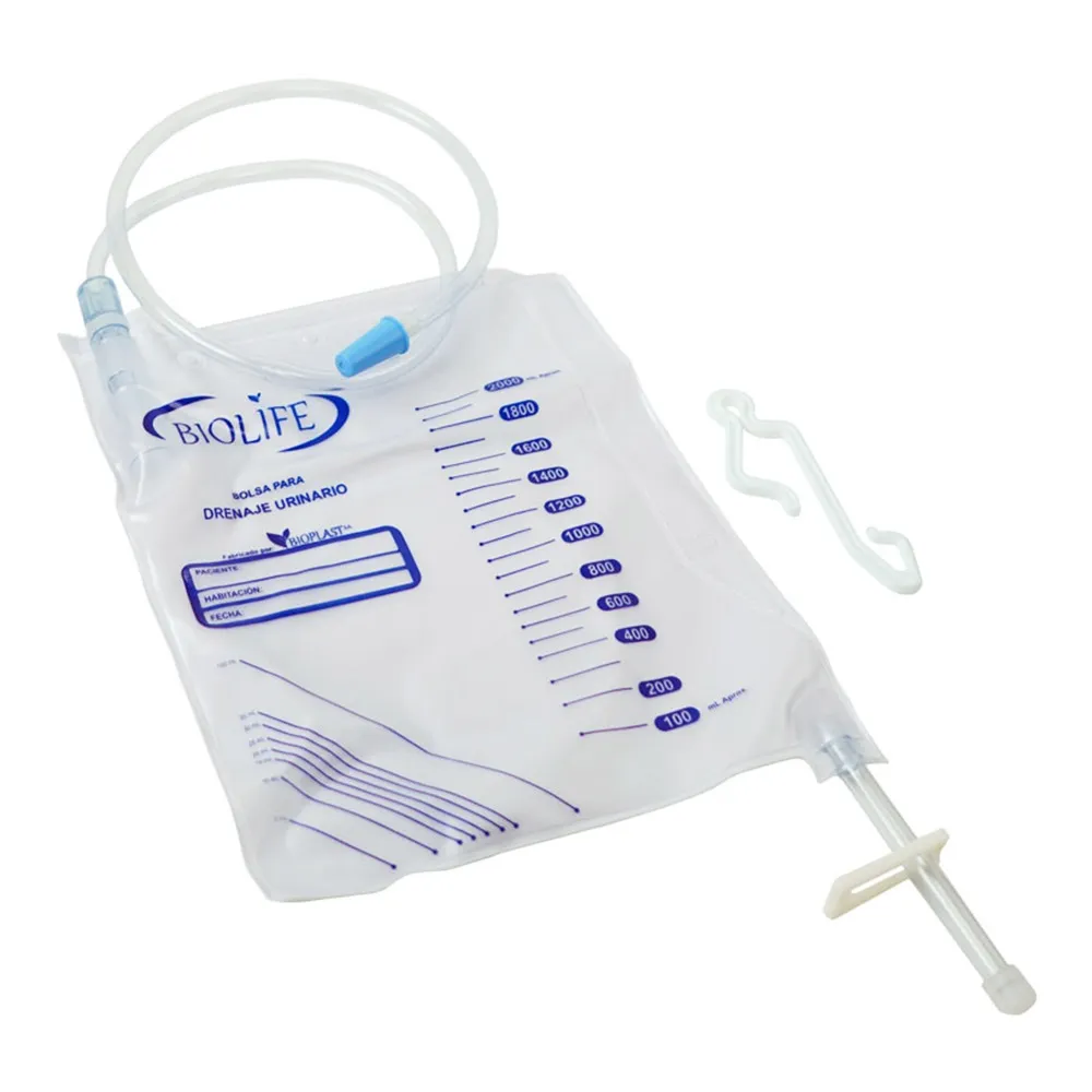 BOLSA DE DRENAJE URINARIO ADULTO ESTERIL 2.000ML