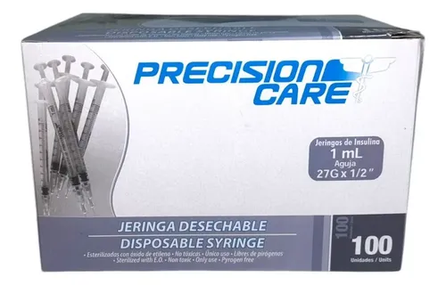 JERINGA 1 ML AGUA 27