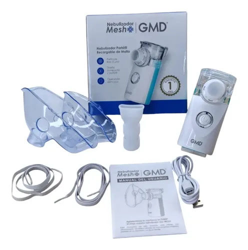 NEBULIZADOR PORTATIL RECARGABLE DE MALLA GMD