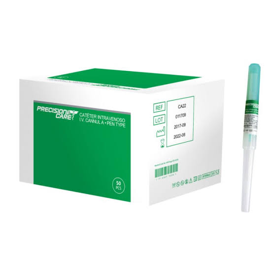 CATETER #18 (VERDE) PRECISION CARE.