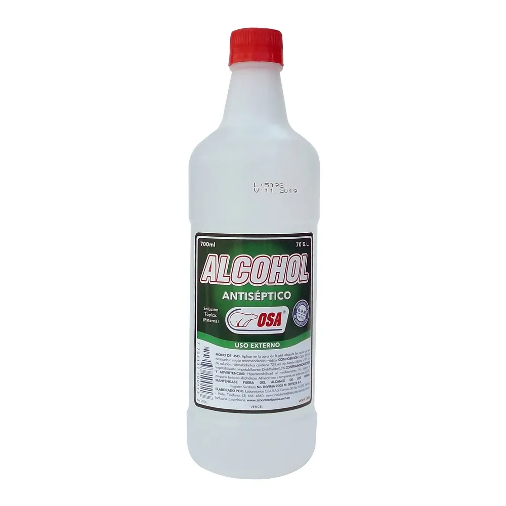 ALCOHOL 700ML OSSA