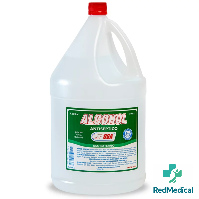 ALCOHOL 70 GALON X 3800ML