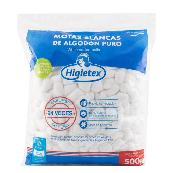 ALGODON POMITOS POR LIBRA