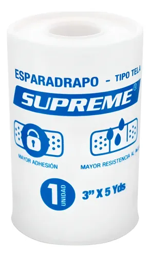 ESPARADRAPO TELA BLANCO 3"