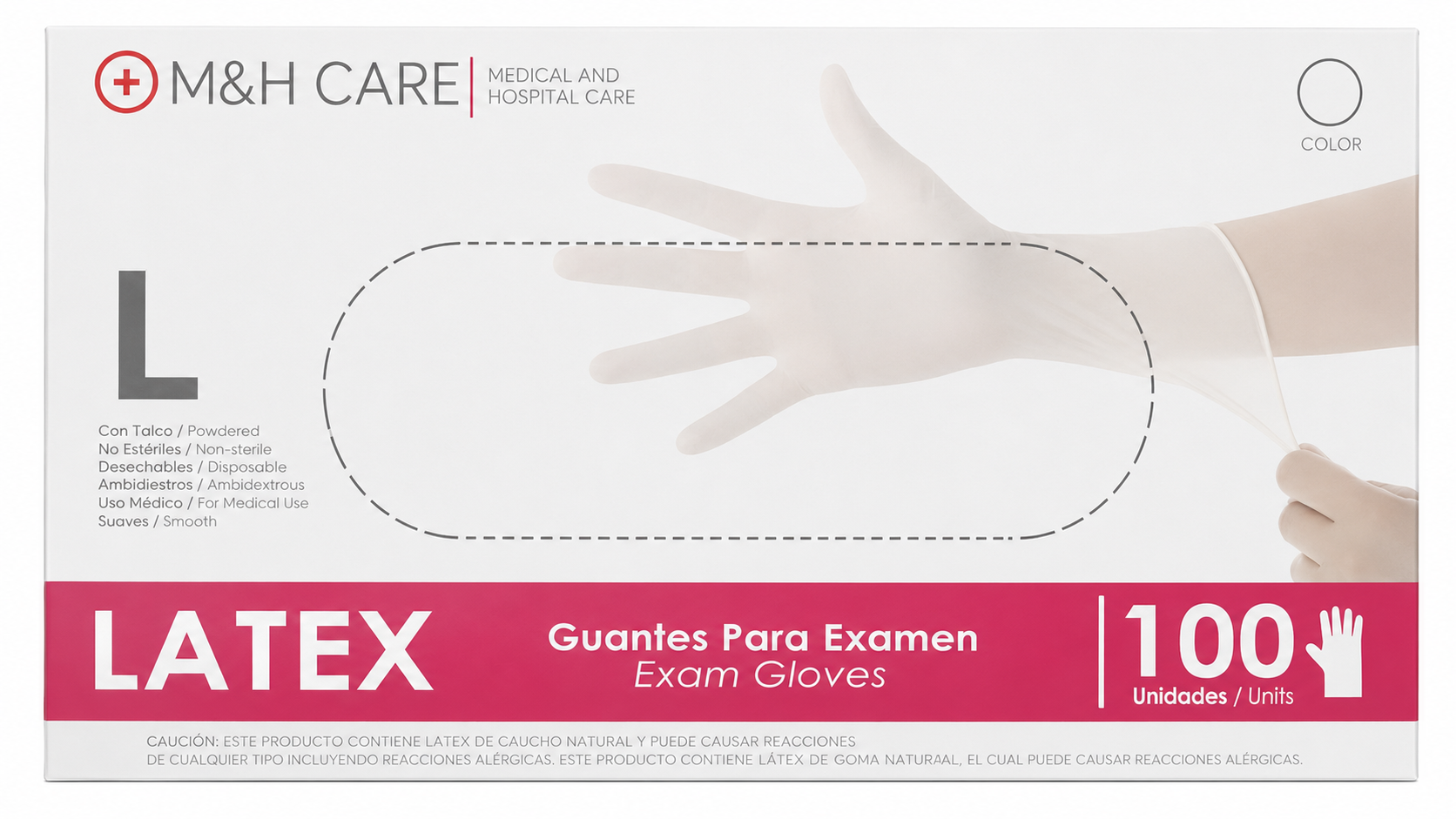 GUANTES LATEX TALLA L