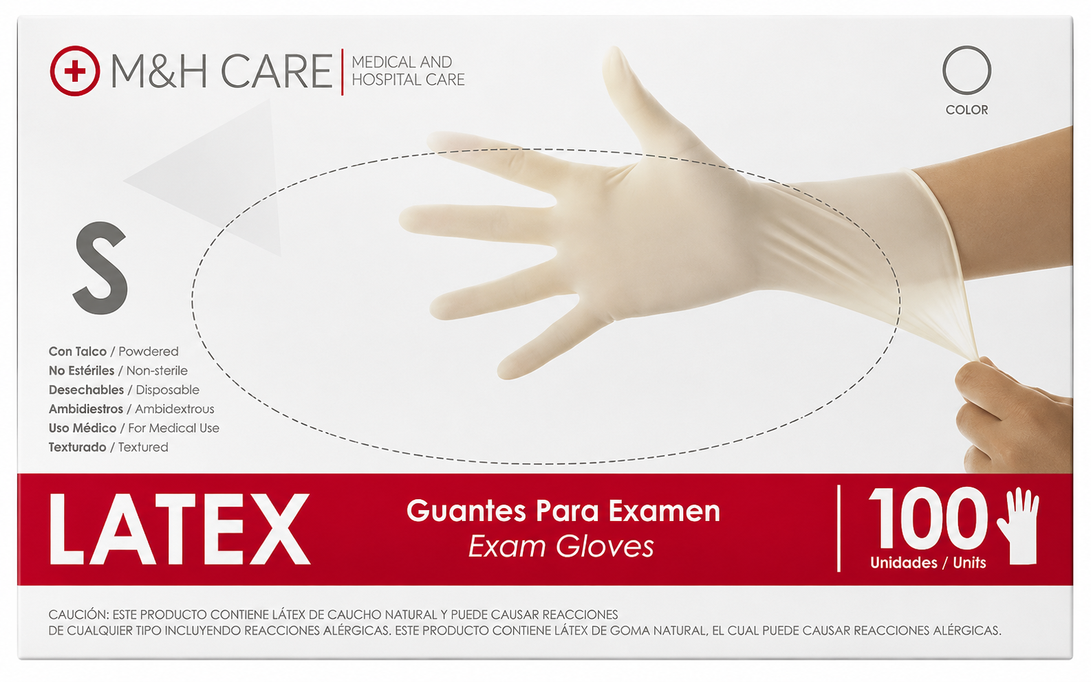 GUANTES LATEX TALLA S