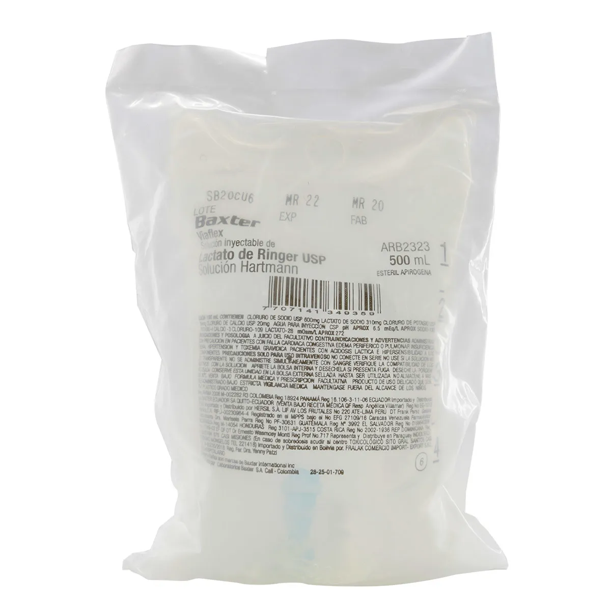 LACTATO DE RINGER X 500ML